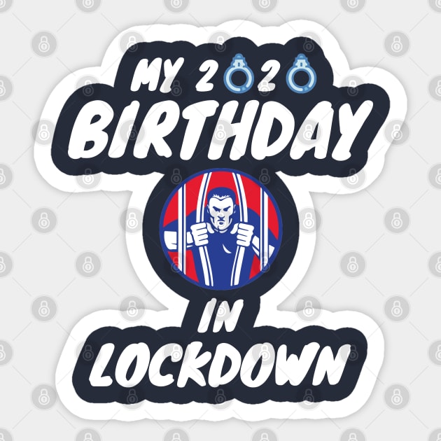 My 2020 Birthday In Lockdown Sticker by Tokoku Design